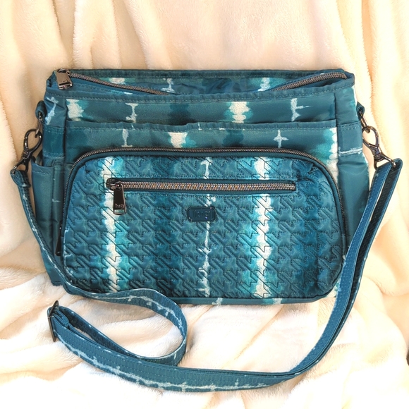 lug Bags Lug Shimmy Se Crossbody Bag Shibori Teal Poshmark